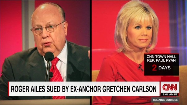 Roger Ailes and Gretchen Carlson